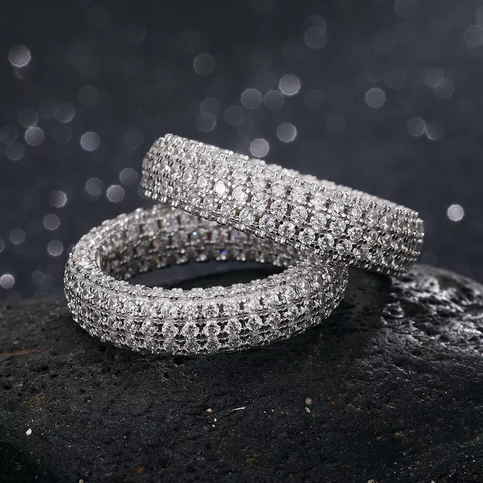 Moisannite Micro Pave Ring
